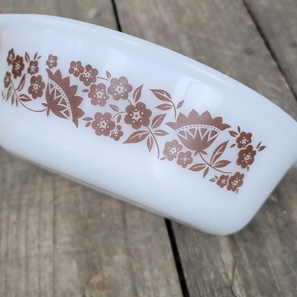 Vtg Glasbake Pennsylvania Dutch Casserole Dish - Picture 8 of 16